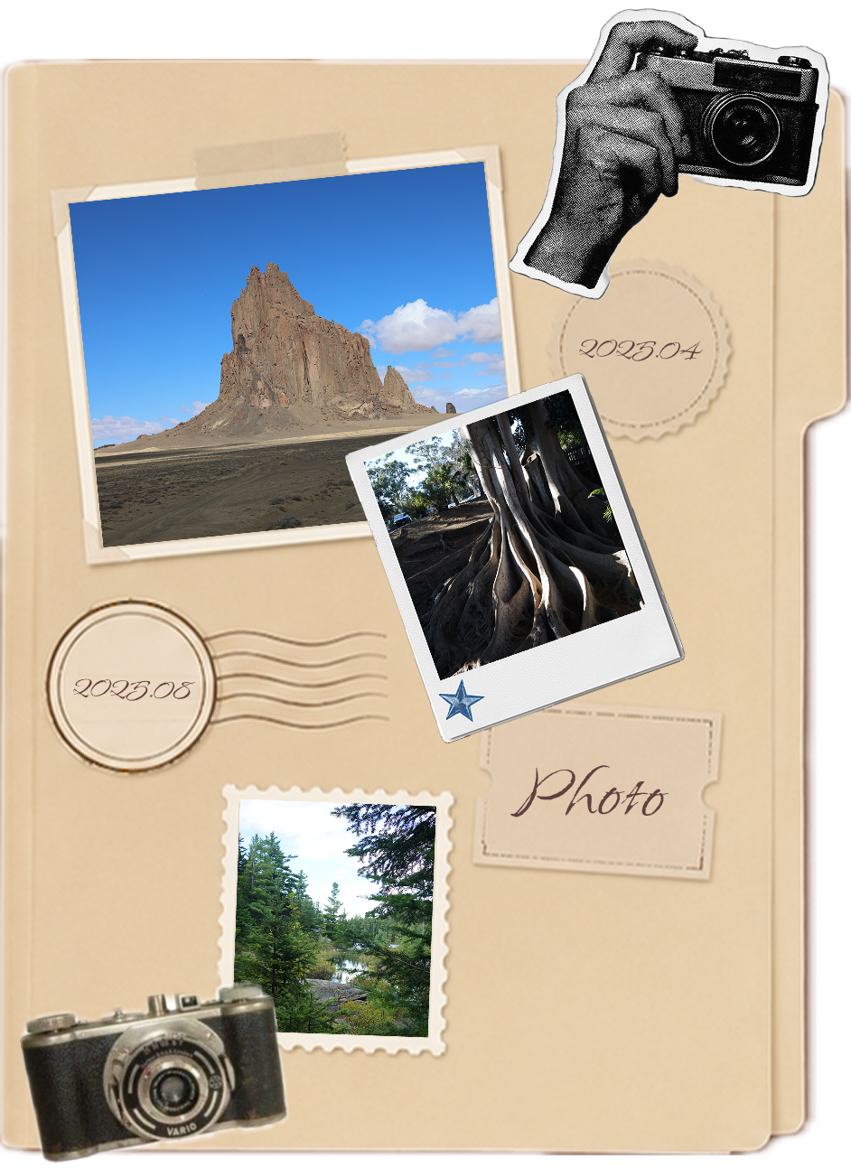 Closed photography notebook cover